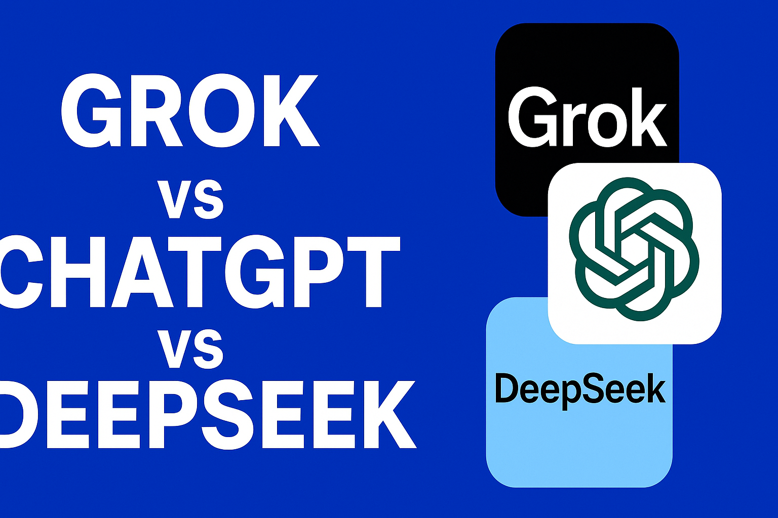 grok vs chatgpt vs deepseek