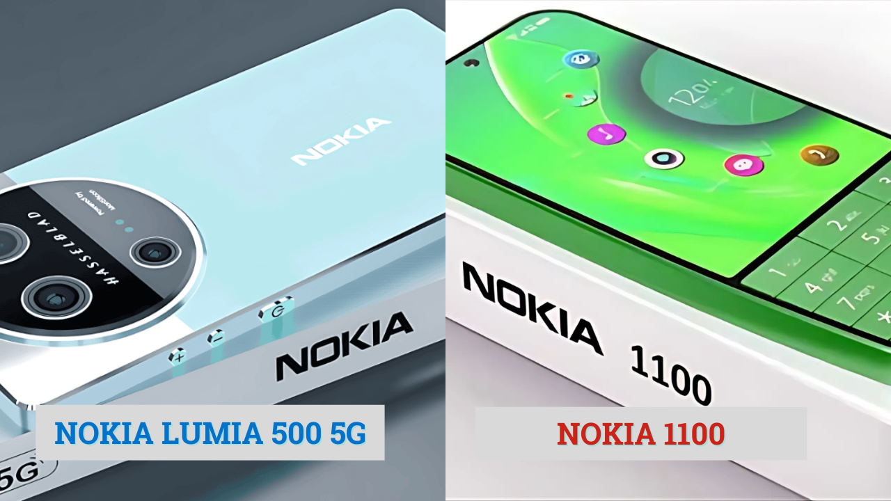 nokia 100 and nokia lumia 500 5g