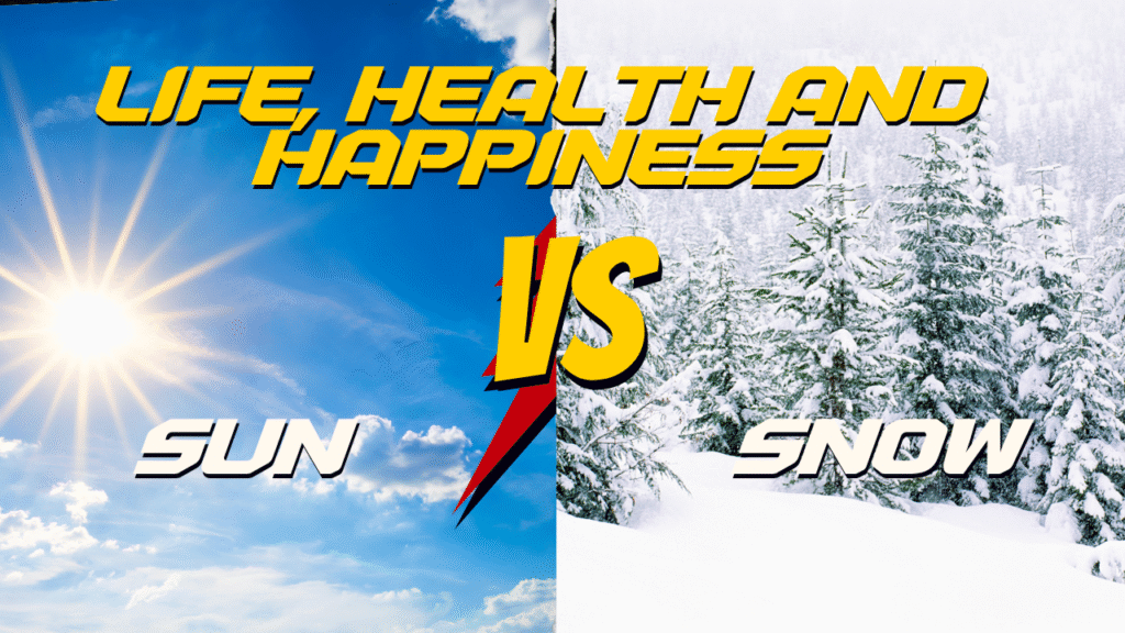 sun vs snow
